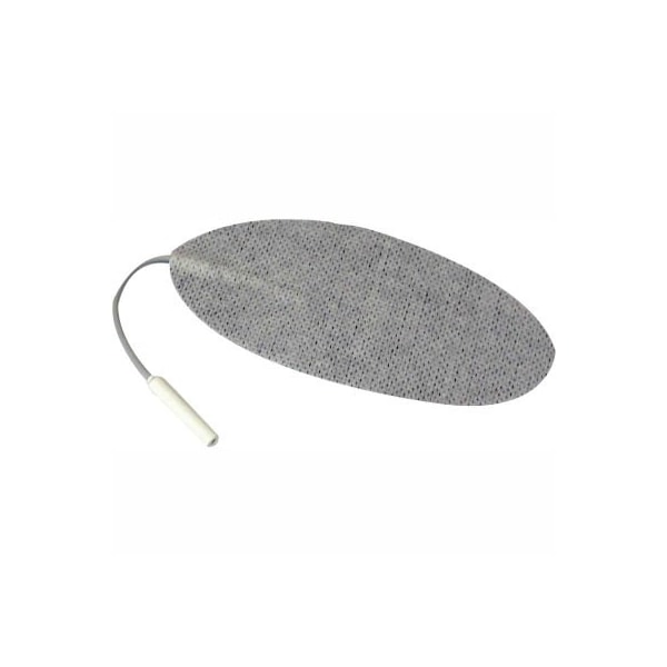 Mettler V-Trode Self-Adhesive Electrodes with Lead Wires, 2" x 4" Oval, 40/Case